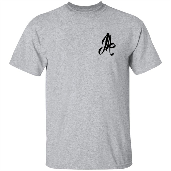 Josh A Merch Ja Logo White Tee Josh A Merch Ja Logo White Tee