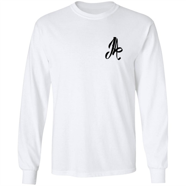 Josh A Merch Ja Logo White Tee Josh A Merch Ja Logo White Tee
