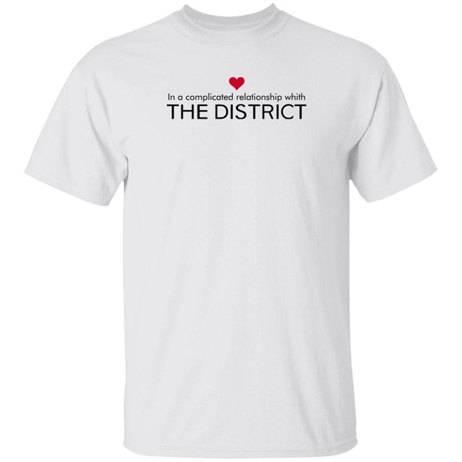Eddiebcomedy Merchandise In A Complicated Relationship Withe District Shirt