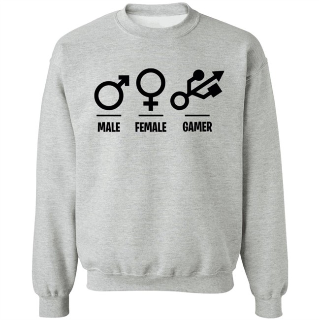 Male Female Gamer T Shirt Male Female Gamer T Shirt