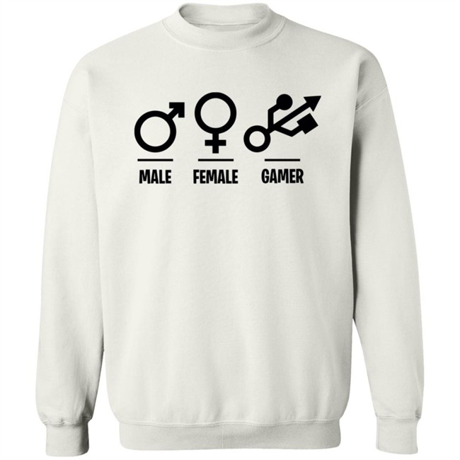 Male Female Gamer T Shirt Male Female Gamer T Shirt