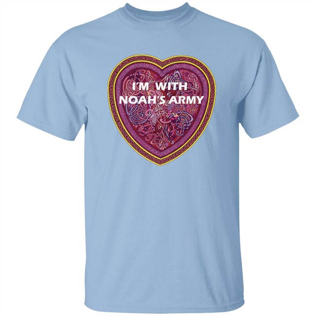 Jim Fitzpatrick I'm With Noah's Army Shirt Jim Fitzpatrick I'm With Noah's Army Shirt