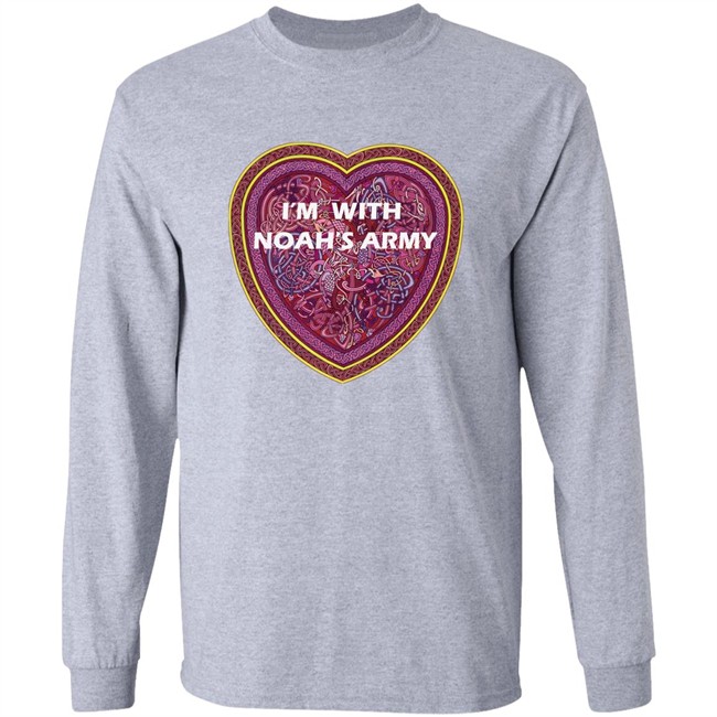 Jim Fitzpatrick I'm With Noah's Army Shirt Jim Fitzpatrick I'm With Noah's Army Shirt