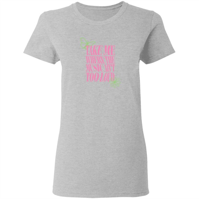 Conan Gray Official Store Conan Gray Merch Take Me Where The Music Aint Too Loud White Tee Conan Gray Official Store Conan Gray Merch Take Me Where The Music Aint Too Loud White Tee