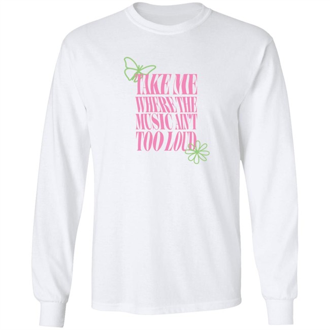 Conan Gray Official Store Conan Gray Merch Take Me Where The Music Aint Too Loud White Tee Conan Gray Official Store Conan Gray Merch Take Me Where The Music Aint Too Loud White Tee