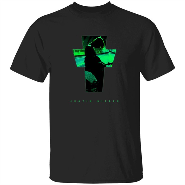 Justin Bieber Merch Shop Store Cross Photo T Shirt