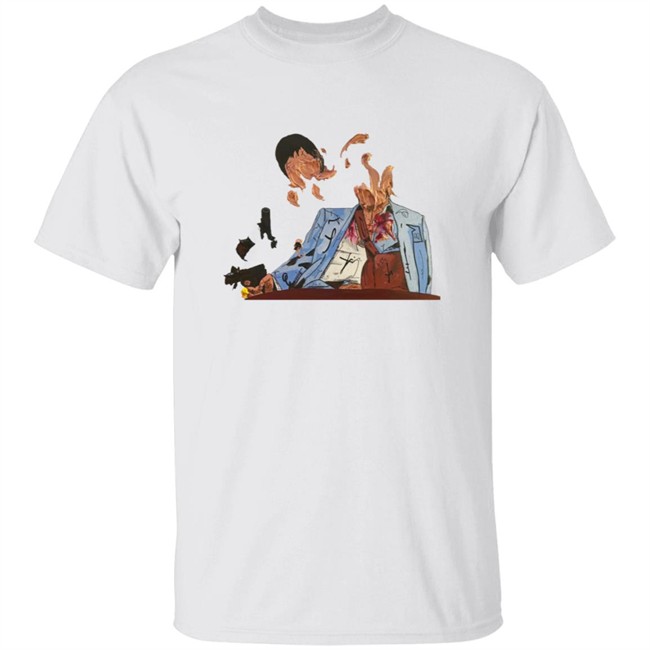 Benny The Butcher Merch Store Benny Plugs2 Tony Painting Tee White
