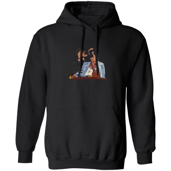 Benny The Butcher Merch Store Benny Plugs2 Tony Painting Hoodie Sweatshirt Black