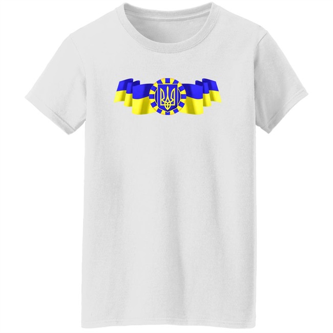Ukrainian Coat Of Arms And National Flag Shirt Colin Abbott Zelensky Ukrainian Coat Of Arms And National Flag Shirt Colin Abbott Zelensky