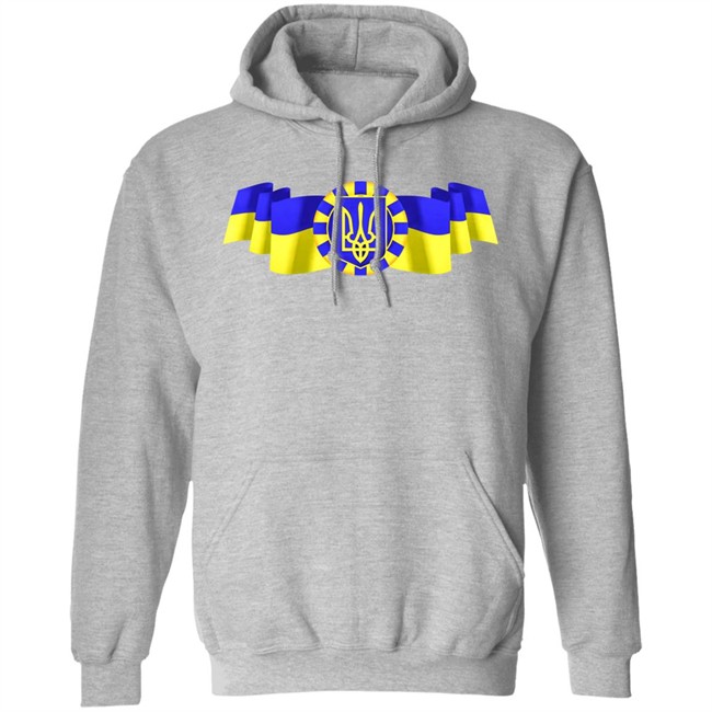 Ukrainian Coat Of Arms And National Flag Shirt Colin Abbott Zelensky Ukrainian Coat Of Arms And National Flag Shirt Colin Abbott Zelensky