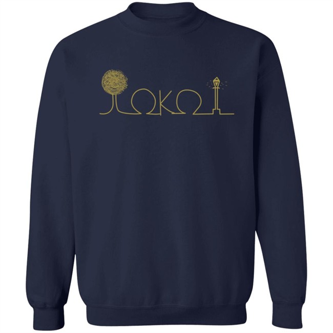 Ajr Merch Store Ok Orchestra Oko Navy Crewneck Sweatshirt