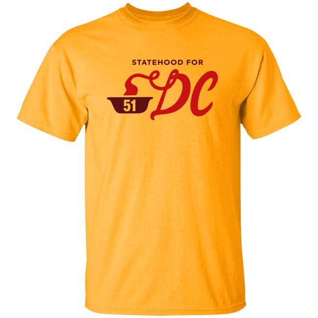 Crooked Media Merch Store Dc Statehood Chili Bowl T Shirt Yellow