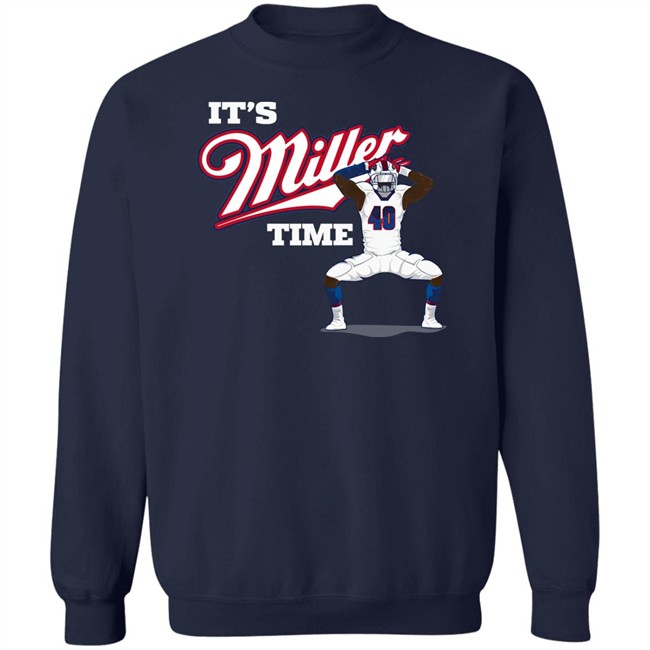 Ctwpod It's Von Miller Time Buffalo Bills Shirt Circling The Wagons Ctwpod It's Von Miller Time Buffalo Bills Shirt Circling The Wagons