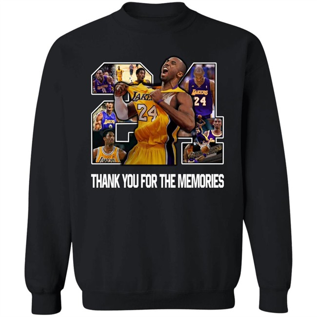 Paul George Kobe Bryant 24 Thank You For The Memories Shirt Nbacentral Paul George Kobe Bryant 24 Thank You For The Memories Shirt Nbacentral