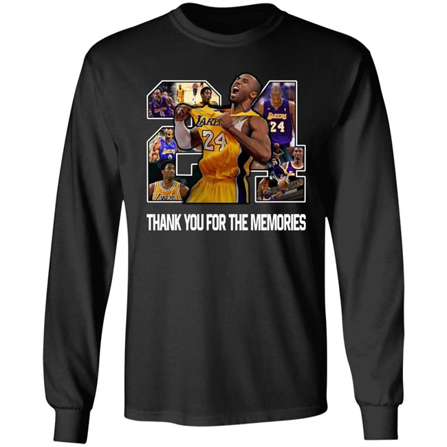 Paul George Kobe Bryant 24 Thank You For The Memories Shirt Nbacentral Paul George Kobe Bryant 24 Thank You For The Memories Shirt Nbacentral