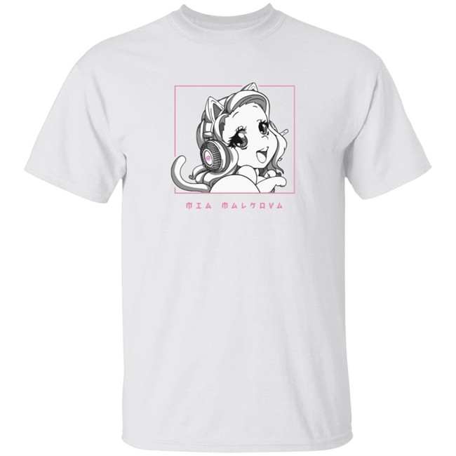 Fluxtv Merch White Chibi Tee