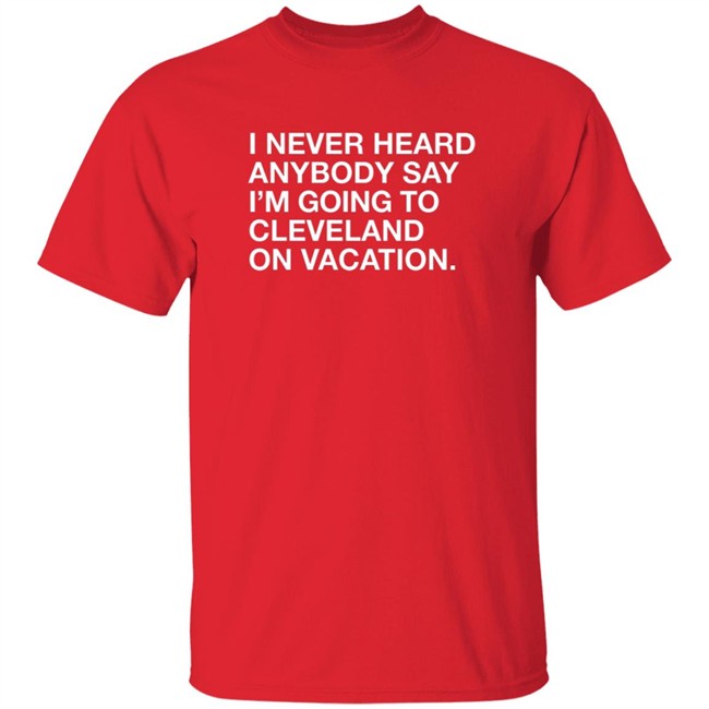Matt Peck Cleveland Vacation Shirt Matt Peck Cleveland Vacation Shirt
