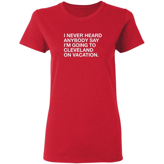 Matt Peck Cleveland Vacation Shirt Matt Peck Cleveland Vacation Shirt