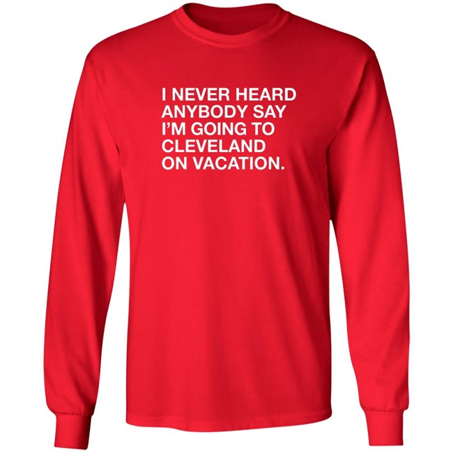 Matt Peck Cleveland Vacation Shirt Matt Peck Cleveland Vacation Shirt