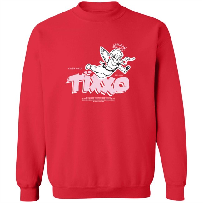 Tixxo Merch Red Cupid Tee Shirt Tixxo Merch Red Cupid Tee Shirt