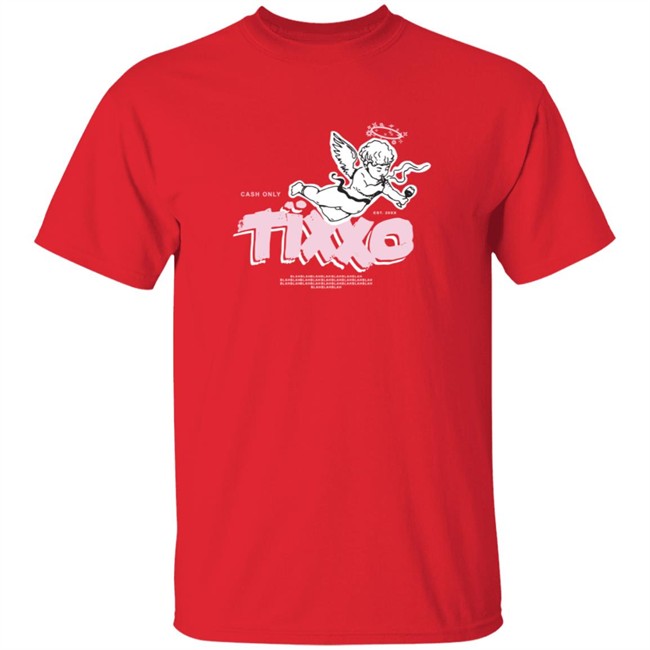 Tixxo Merch Red Cupid Tee Shirt
