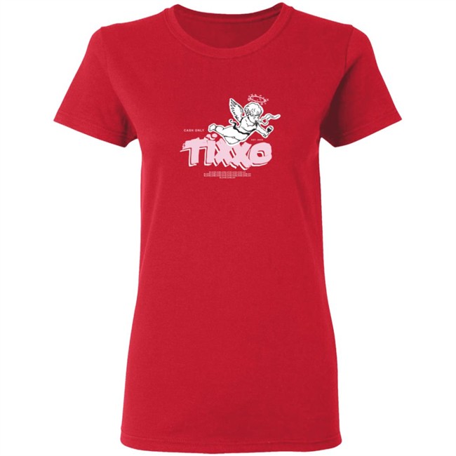 Tixxo Merch Red Cupid Tee Shirt Tixxo Merch Red Cupid Tee Shirt