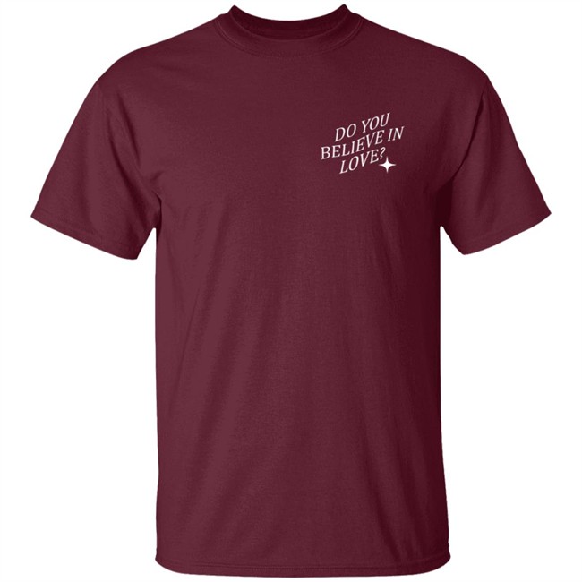 Ali Gatie Store Shop Believe In Love T Shirt