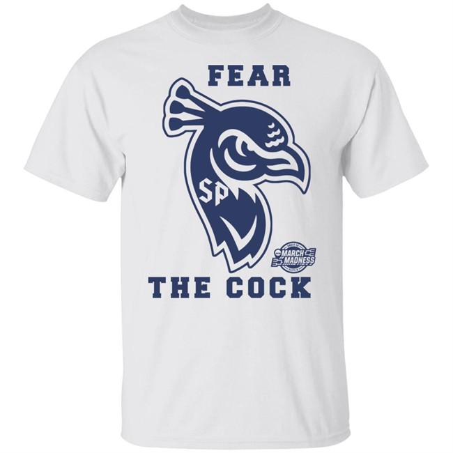 Fear The Cock Saint Peter's Peacocks March Madness Shirt Pete Thamel Saint Peter’s Fan T-Shirts