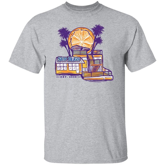 Barstool Sports ECU Store Barstool Best Bar Sup Dogs Logo Shirt