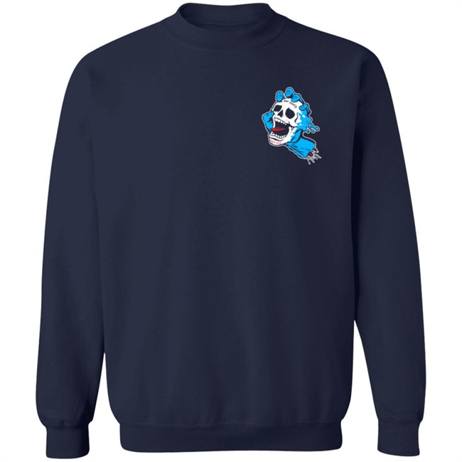 Riot Society X Santa Cruz Screaming Skull Hand Long Sleeve Tee Riot Society X Santa Cruz Screaming Skull Hand Long Sleeve Tee
