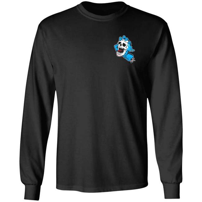 Riot Society X Santa Cruz Screaming Skull Hand Long Sleeve Tee Riot Society X Santa Cruz Screaming Skull Hand Long Sleeve Tee