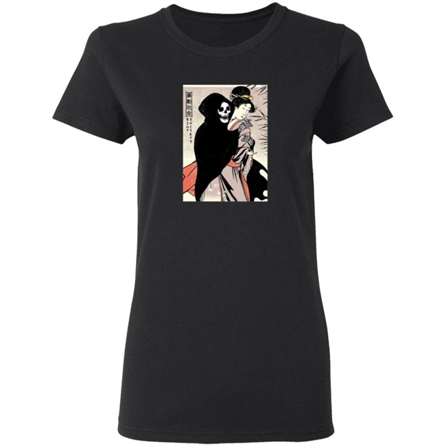 Riot Society Geisha Dance With Death Mens T Shirt Riot Society Geisha Dance With Death Mens T Shirt