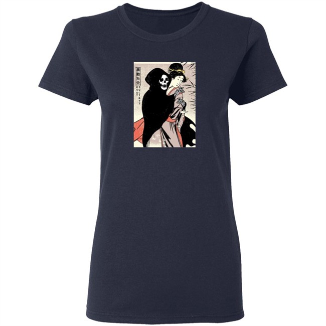 Riot Society Geisha Dance With Death Mens T Shirt Riot Society Geisha Dance With Death Mens T Shirt
