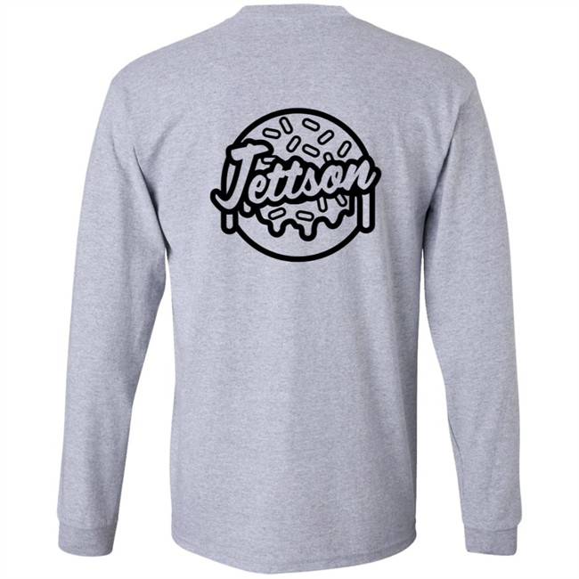 Jett Lawrence Merch Jl Donut Core Tee Grey Marle Jett Lawrence Merch Jl Donut Core Tee Grey Marle
