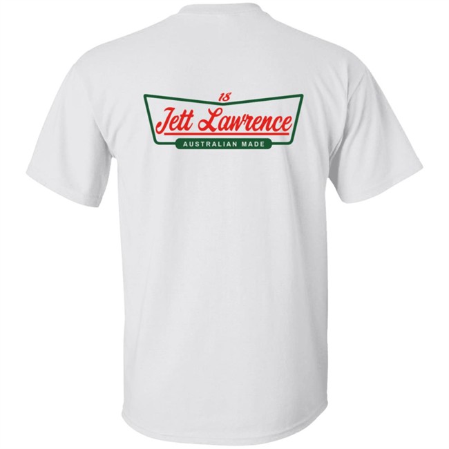 Jett Lawrence Merch Shop Jl Krispy Tee White Jett Lawrence Merch Shop Jl Krispy Tee White