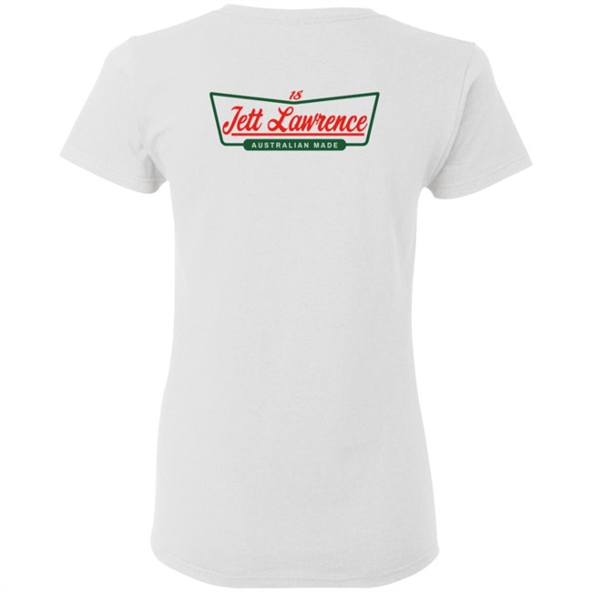 Jett Lawrence Merch Shop Jl Krispy Tee White Jett Lawrence Merch Shop Jl Krispy Tee White