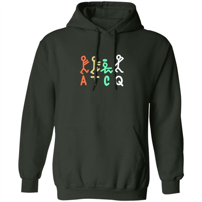 A Tribe Called Quest Merch Stick Figure Olive Hoodie A Tribe Called Quest Merch Stick Figure Olive Hoodie