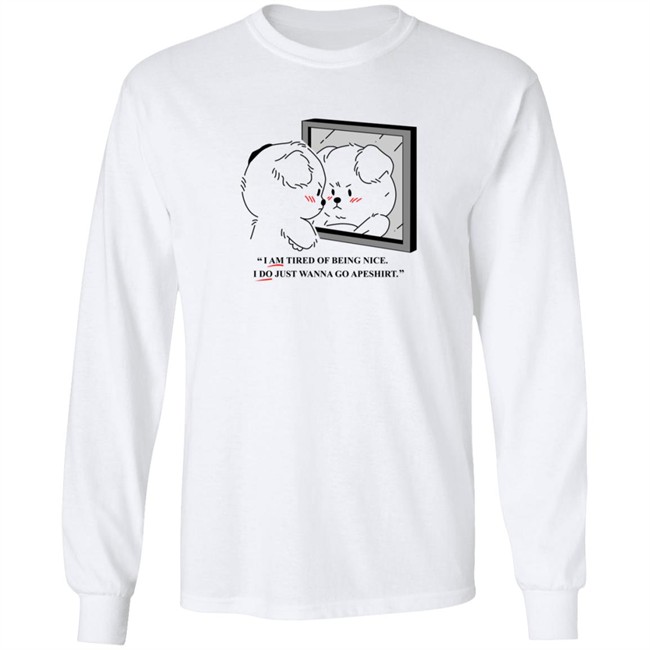 Giraffalope Hoodies Tired Of Being Nice Puppy Hoodie Giraffalope Hoodies Tired Of Being Nice Puppy Hoodie