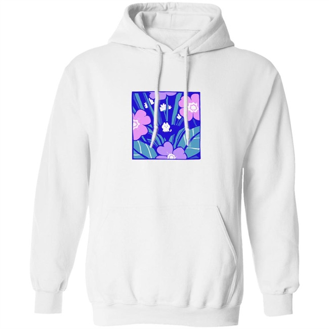Giraffalope Floral Garden Cat T Shirt White Giraffalope Floral Garden Cat T Shirt White