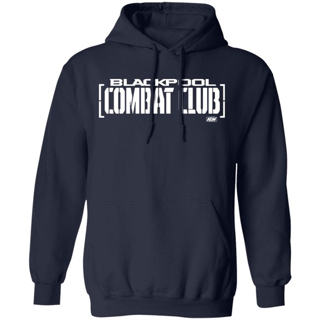 AEW Shop All Elite Wrestling Blackpool Combat Club Pullover Hoodie Sweatshirt AEW Shop All Elite Wrestling Blackpool Combat Club Pullover Hoodie Sweatshirt