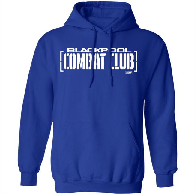 AEW Shop All Elite Wrestling Blackpool Combat Club Pullover Hoodie Sweatshirt AEW Shop All Elite Wrestling Blackpool Combat Club Pullover Hoodie Sweatshirt