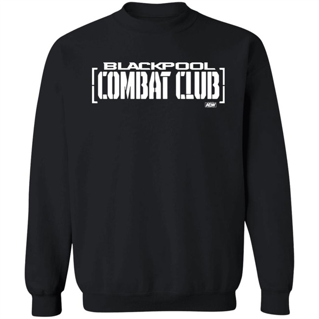 AEW Shop All Elite Wrestling Blackpool Combat Club Pullover Hoodie Sweatshirt AEW Shop All Elite Wrestling Blackpool Combat Club Pullover Hoodie Sweatshirt