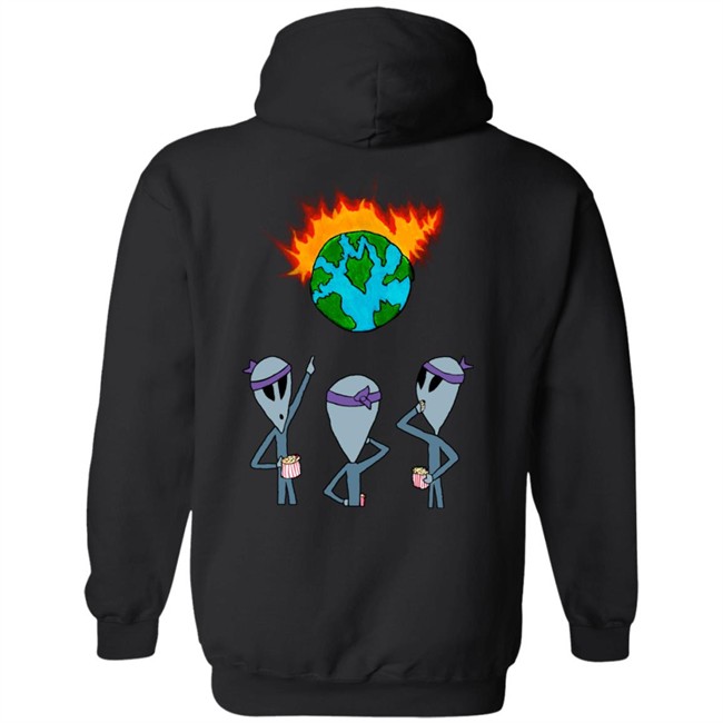 Buddha Ben Hoodies The Burning Planet Hoodie
