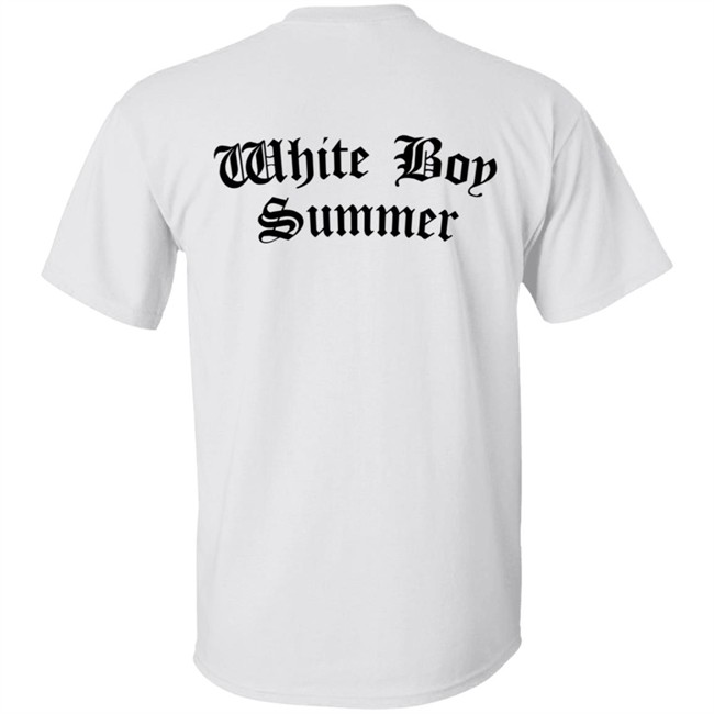 White Boy Summer WBS Hoodie White White Boy Summer WBS Hoodie White