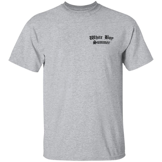 White Boy Summer WBS Hoodie White White Boy Summer WBS Hoodie White