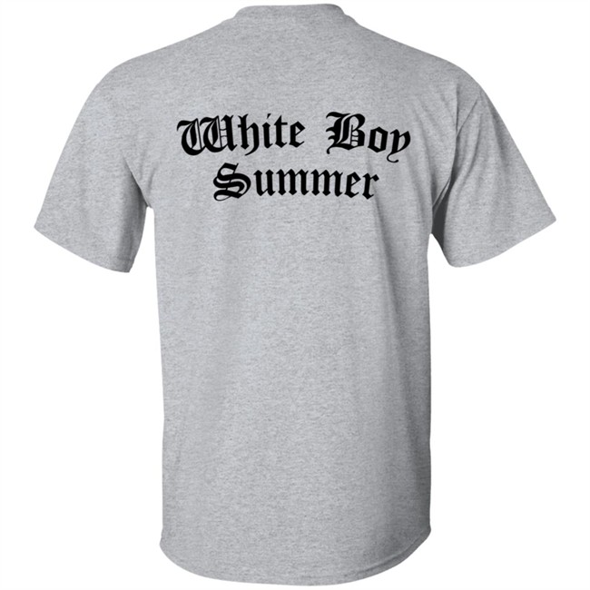 White Boy Summer WBS Hoodie White White Boy Summer WBS Hoodie White