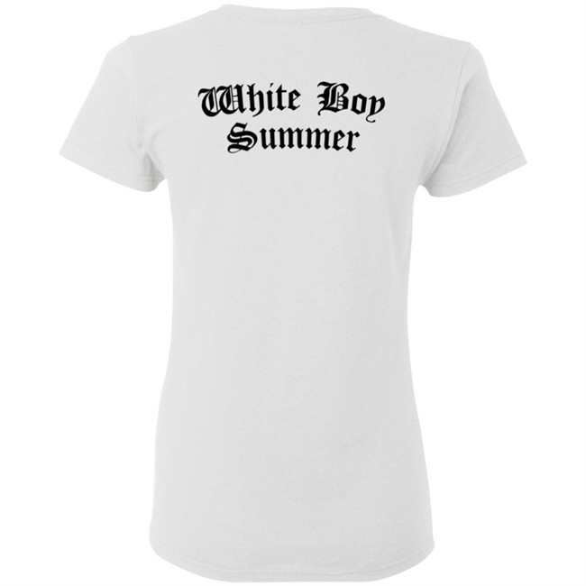 White Boy Summer WBS Hoodie White White Boy Summer WBS Hoodie White