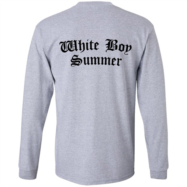 White Boy Summer WBS Hoodie White White Boy Summer WBS Hoodie White