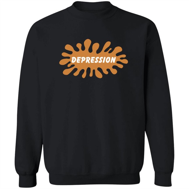 Duck Studios Store Ods Merch Depression Splat Hoodie Duck Studios Store Ods Merch Depression Splat Hoodie