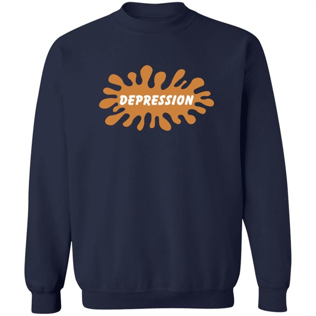 Duck Studios Store Ods Merch Depression Splat Hoodie Duck Studios Store Ods Merch Depression Splat Hoodie